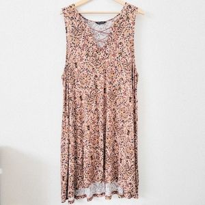 American Eagle Paisley Bohemian Shift Dress